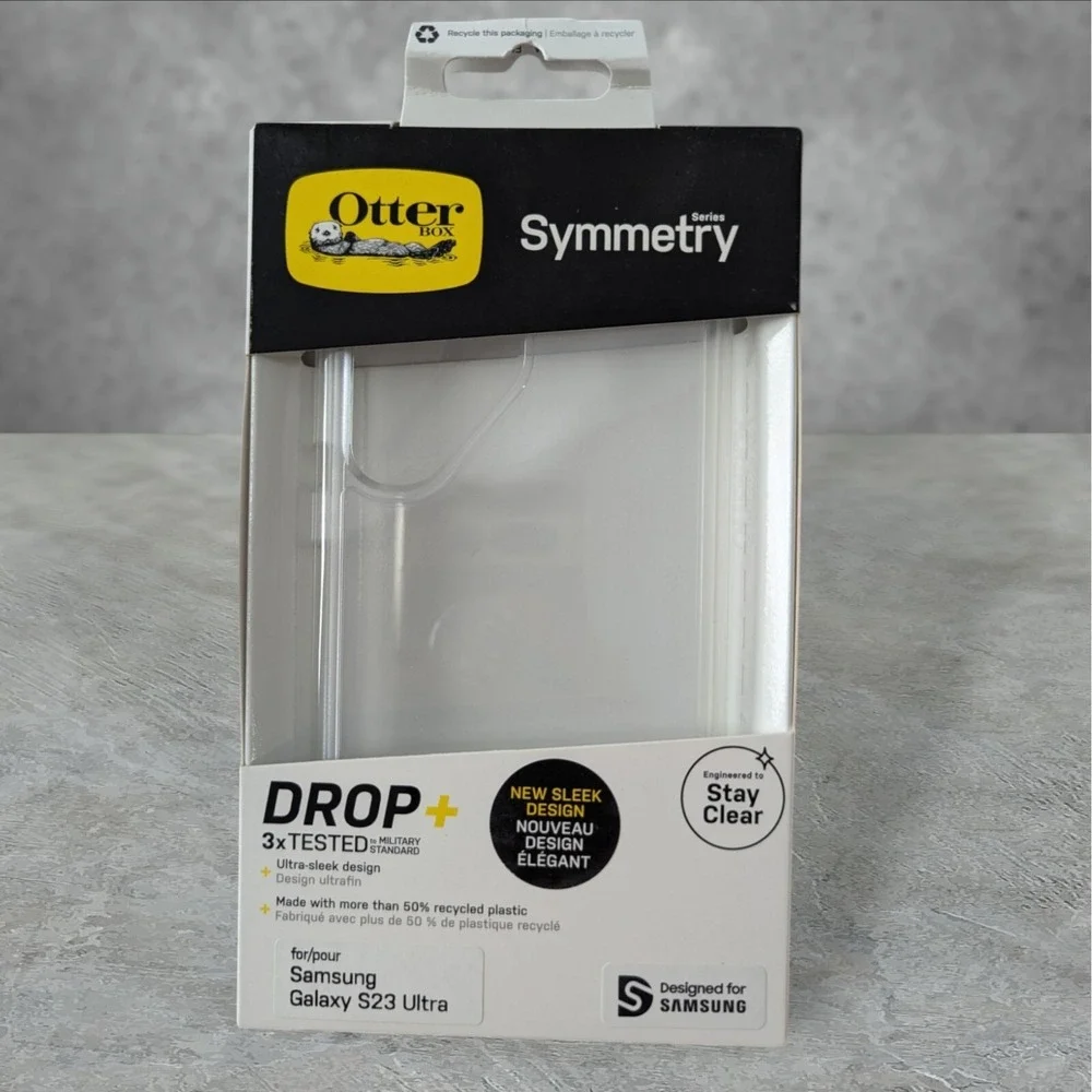 G7. Otterbox Symmetry Case for Samsung Galaxy S23 Ultra - Clear